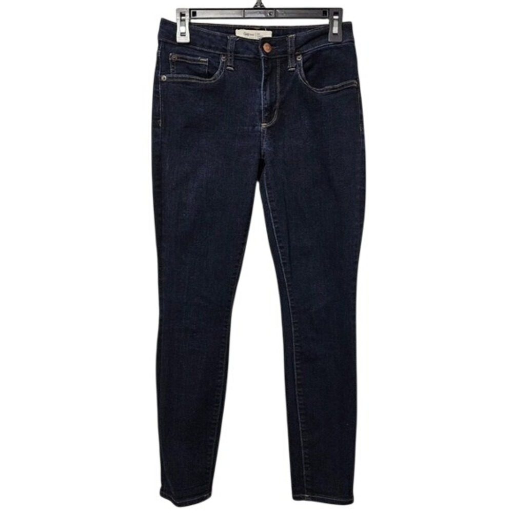 Gap Jeans Women‎ 28R Dark Blue 1969 Curvy True Skinny Stretch Denim Pants